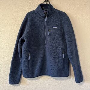 Patagonia Retro Pile Fleece Marsupial Pullover Half Zip Teddy Fleece Jacket